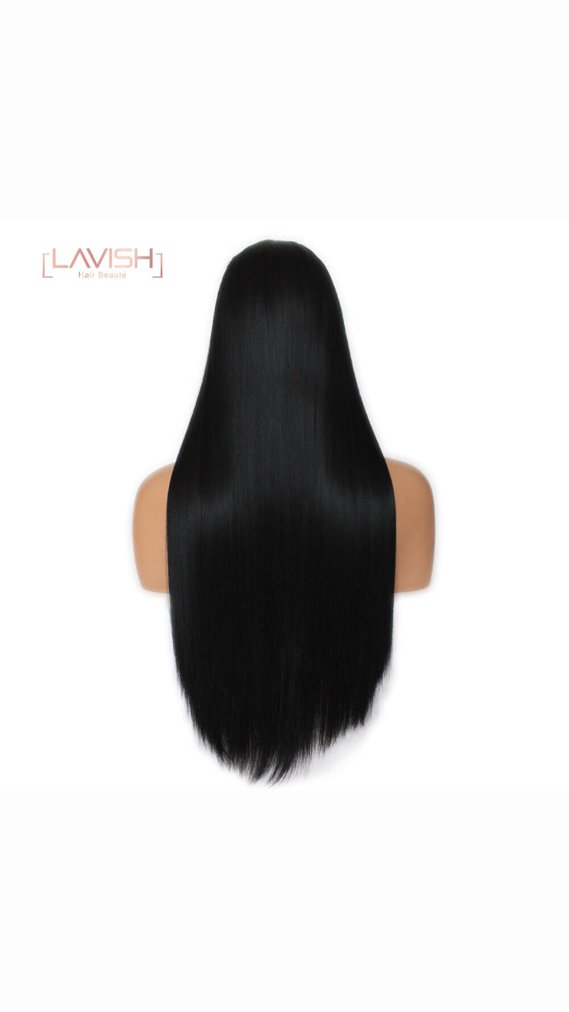 HD Natural Color Straight Pre-Plucked 5x5 Lace Closure Wig