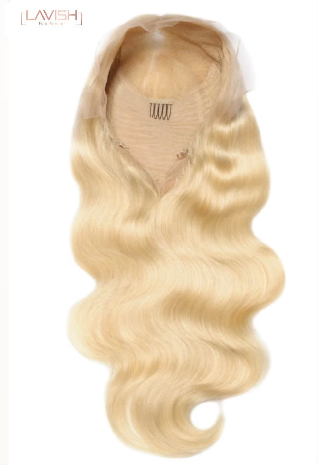 HD lace Body Wave 613 Pre-Plucked 13x4 Frontal Wig